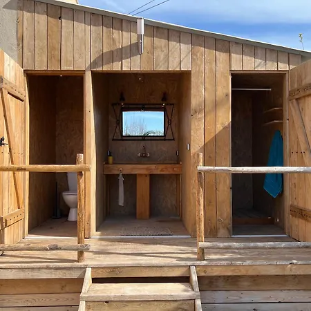 خيمة فخمة Yourte Piscine Jardin - Quatre Murs Et Un Toit